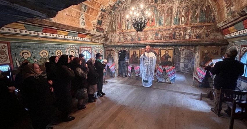 Biserica de lemn din Buzești, azi monument istoric, și-a prăznuit hramul