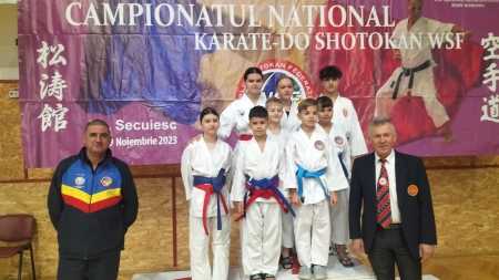 10 titluri de Campion Național obținute de sportivii din Fărcașa la Campionatul de Karate-Do Shotokan