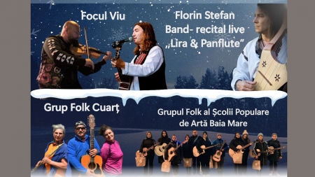 Concert folk la Bastionul Măcelarilor din Baia Mare