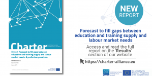 Alianța CHARTER lansează un nou raport dedicat analizei preliminare a neconcordanțelor existente între oferta de educație și formare și nevoile pieței muncii