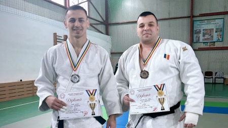 Jandarmii maramureșeni Denis Pop și Mirel Grigoriciuc, pe locurile fruntașe la Campionatul Național de Judo