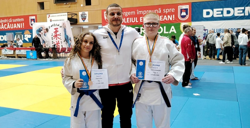 Două medalii obținute de CSM Baia Mare la Campionatul Național de Judo destinat sportivilor U14-U16