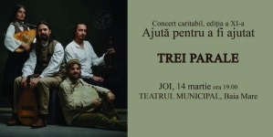 Trupa „Trei Parale”, invitată să susțină concertul caritabil „Ajută pentru a fi ajutat”, organizat de „Prietenii Spitalului”