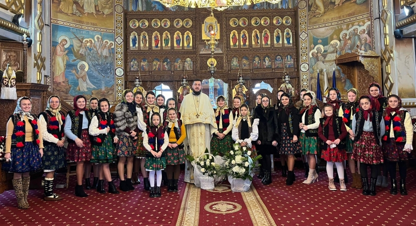 O parte din corul bisericii din Ieud va participa duminică la Sfânta Liturghie de la Capela Institutului Oncologic din Cluj-Napoca