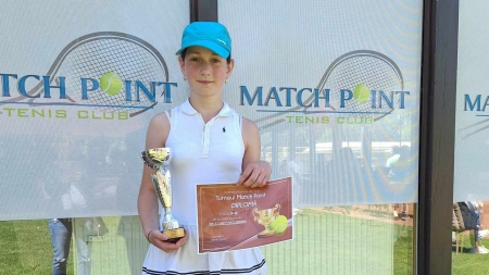 Raluka Matei, din nou pe podium – finalistă la Cupa Match Point, U12, categoria I