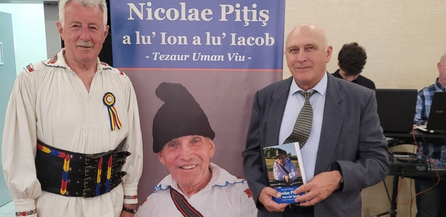 Scriitorul maramureșean Iacob Oniga a lansat și la Sibiu cartea „Nicolae Pițiș a lu’ Ion a lu’ Iacob”