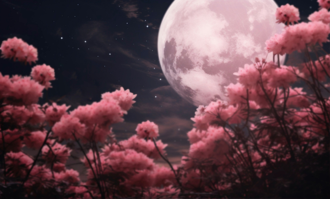 Luna Plină din mai este denumită Luna Florilor