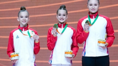 Aur istoric la gimnastică ritmică pentru România