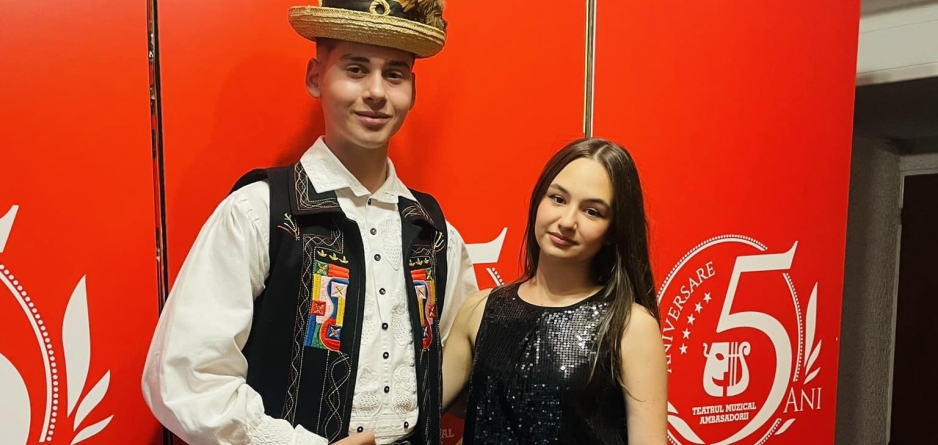 Alexia Florescu și Paul Marincaș reprezintă Maramureșul la Gala „Ambasadorii Muzicii în Școli” din București