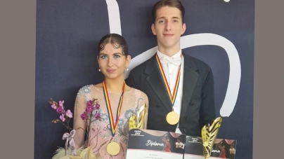 Doi dansatori băimăreni, pe podium la concursul internațional „Piatra Open Championship” și concursul ” Cupa Moldovei”