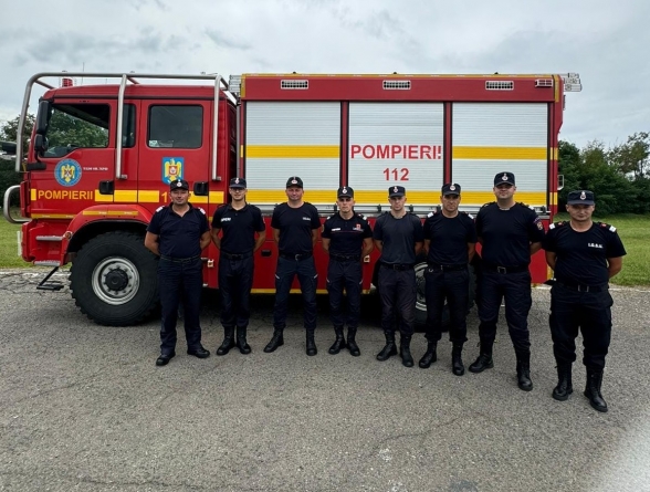 8 pompieri maramureșeni vor face parte din primul contingent român, în Franța