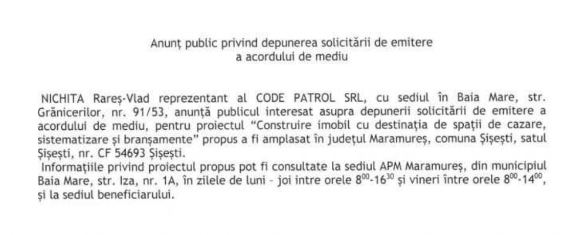 Anunț publicitar 26.06.2024