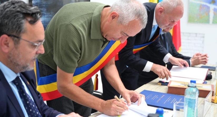 Moment istoric în Baia Mare: Municipiul nostru și comuna Solotvino s-au unit printr-un acord de înfrățire