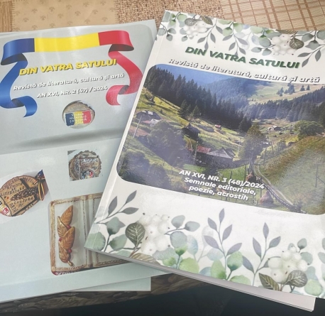 Revista „Din vatra satului” a publicat în premieră poezii ale tinerei generații din toată țara