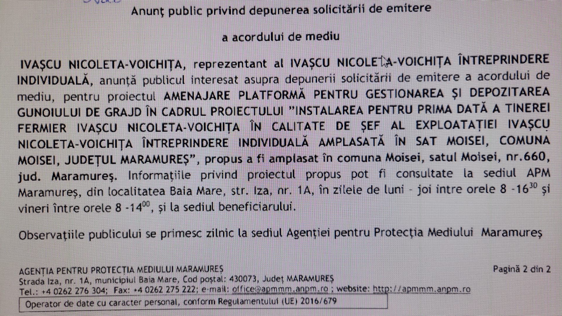 Anunț publicitar 18.07.2024