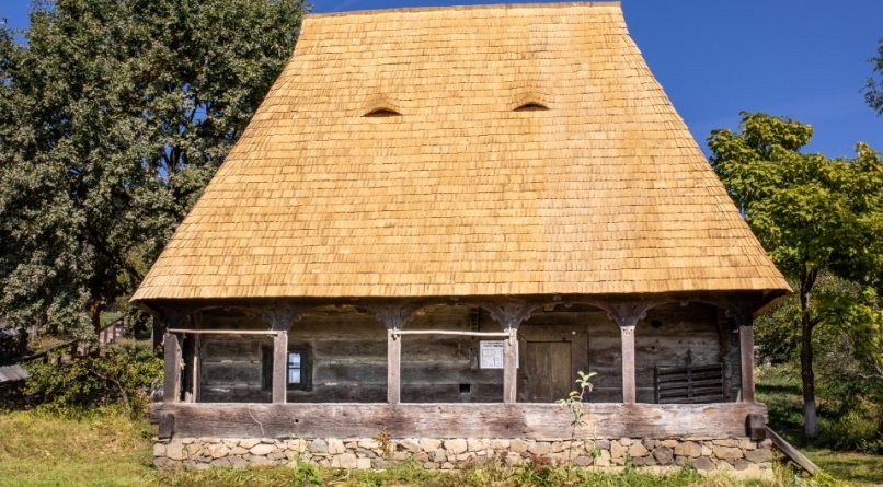 Casa Berbești sau Casa Șoferiței din Muzeul Satului Baia Mare, un monument deosebit de arhitectură populară