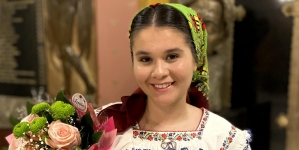 Iulia Ioana Vlad a obținut premiul III la Festivalul-concurs național de folclor pentru tineri interpreți „In Memoriam Vasile Conțiu” 