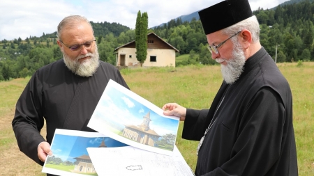La Mănăstirea Moisei se va construi o nouă biserică de zid