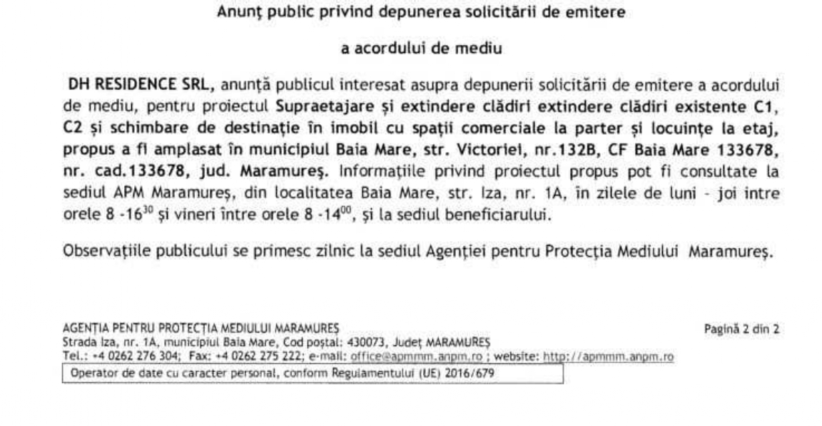 Anunț publicitar 12.07.2024