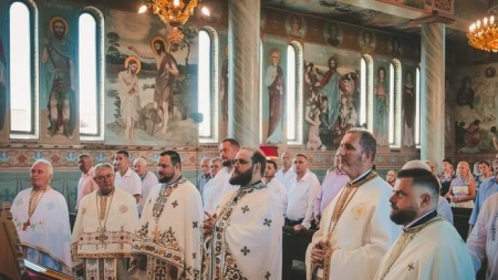 A fost hramul Parohiei Ortodoxe „Sfinții Apostoli Petru și Pavel” Săcălășeni