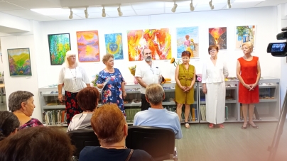 Melanjul dintre pictură, poezie și tango, la vernisajul „Vara culorilor”