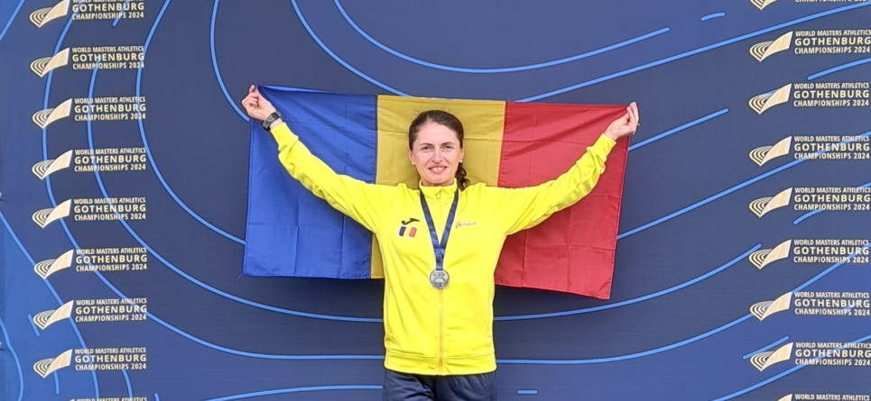 O nouă medalie de argint cucerită de maramureșeanca Nicoleta Sasu la Campionatele Mondiale Masters de alergare în aer liber desfășurate în Suedia