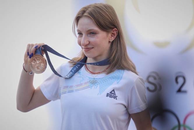 Medalia de bronz a ajuns în posesia gimnastei Ana Maria Bărbosu