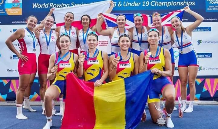 România deține locul I în clasamentul pe medalii, după Campionatele Mondiale de Canotaj din Canada