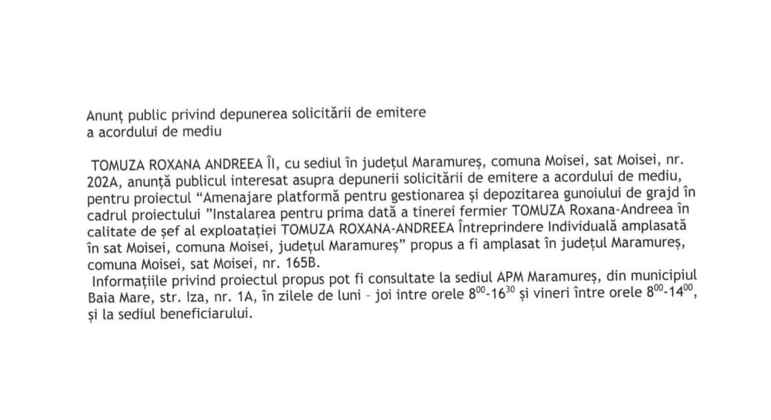 Anunț publicitar 08.08.2024