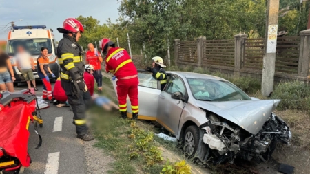 Accident cu victime în Ilba în această dimineață