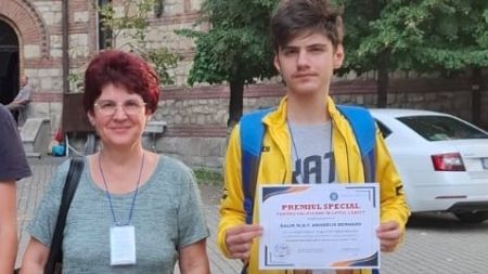 Un elev de la Colegiul „Dragoș Vodă” Sighetu Marmației, calificat la etapa internațională a Olimpiadei „Științe pentru Juniori”