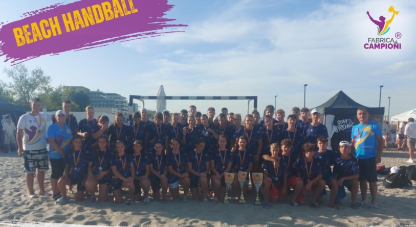 Sportivi băimăreni premiați la Campionatul Național de Beach Handball