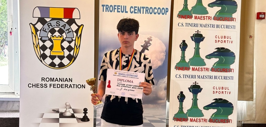 Kumar Amrit de la ACS Strategic Baia Mare, premiul II la Festivalul internațional de Șah „Trofeul Centrocoop XXXVII – OPEN”