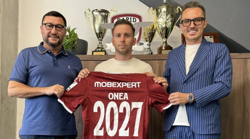 Fotbalistului Răzvan Onea, originar din Buzești, i-a fost prelungit contractul cu clubul Rapid București până în 2027