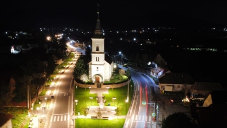 În Tăuții Măgherăuș se modernizează iluminatul public