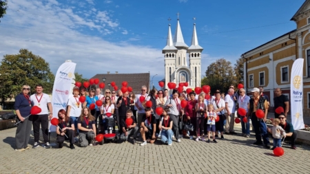 Ziua Mondială a Inimii a fost marcată în Sighetu Marmației prin manifestarea „Promenada Inimilor”