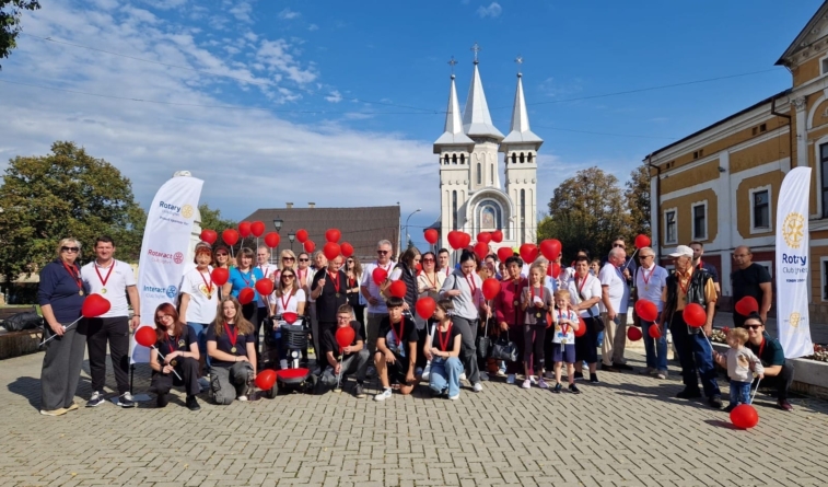 Ziua Mondială a Inimii a fost marcată în Sighetu Marmației prin manifestarea „Promenada Inimilor”