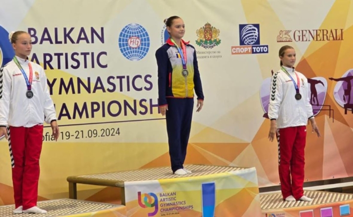 Aur pentru România la Concursul Feminin de la Campionatele Balcanice de gimnastică de la Sofia