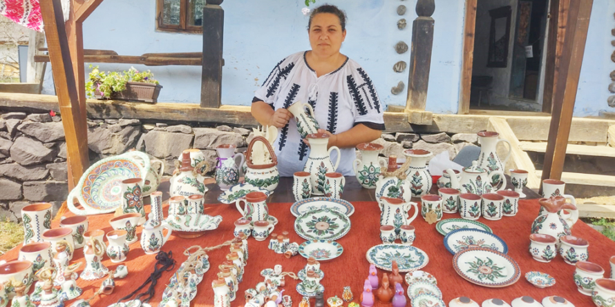 Meșterul popular Liliana Ghilvacs și ceramica sa tradițională de o frumusețe aparte