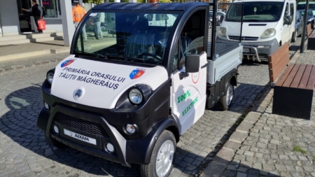 În Tăuții Măgherăuș a fost achiziționat primul autovehicul 100% electric