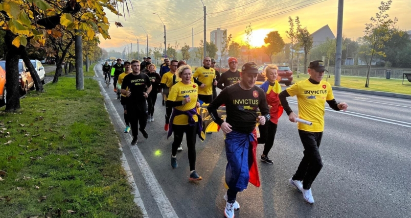 Invictus România: Ștafeta Veteranilor a trecut prin Baia Mare și se îndreaptă spre Carei