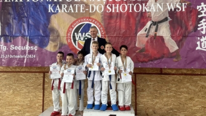 Șase sportivi de la Clubul Condor Baia Mare, Secția Fărcașa, pe podium la Campionatul Național Karate-Do Shotokan WSF