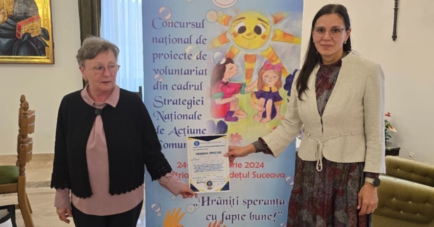 Liceul Tehnologic „Grigore C. Moisil” Târgu Lăpuș a obținut premiul special la Concursul Național de proiecte de voluntariat