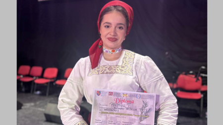 Patricia Moldovan a adus în Maramureș Premiul I al Festivalului Concurs Internațional de Folclor ,,Rozmarin în colţu’ mesii”