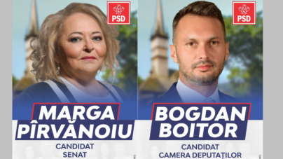 Marga Pîrvănoiu și Bogdan Boitor, doi candidați profesioniști propuși de PSD Maramureș pentru alegerile parlamentare