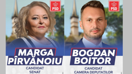 Marga Pîrvănoiu și Bogdan Boitor, doi candidați profesioniști propuși de PSD Maramureș pentru alegerile parlamentare