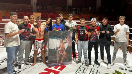 Sportivii academiei Alpha MMA Baia Mare, Laurențiu Fatiol și Sergiu Muntean, performanțe remarcabile la Satu Mare