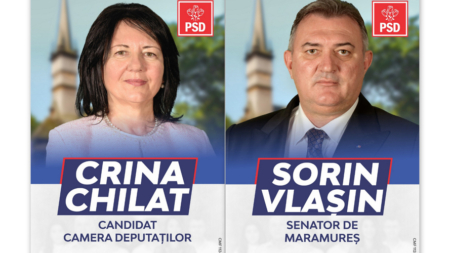 Crina Chilat și Sorin Vlașin deschid listele PSD Maramureș pentru Camera Deputaților și Senatul României