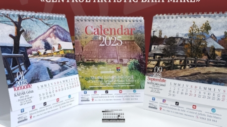 Calendarul Muzeului Județean de Artă «Centrul Artistic Baia Mare» cuprinde o operă de artă în fiecare lună