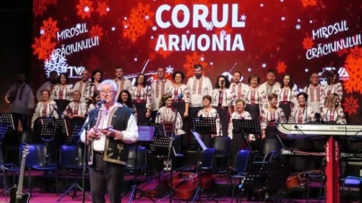 Corul „Armonia” din Târgu Lăpuș a încântat publicul în cadrul spectacolului „Mirosul Craciunului” din București